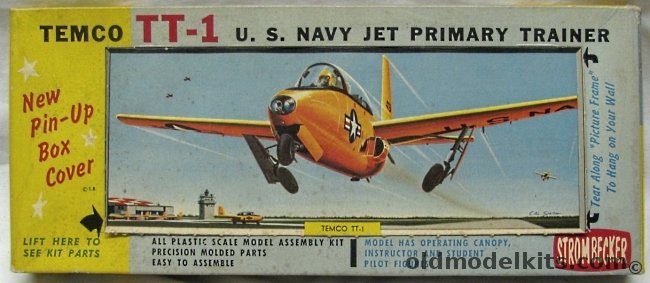 Strombecker 1/48 Temco TT-1 Navy Primary Trainer, D36-100 plastic model kit